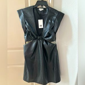 Jason Wu NEW Vegan Leather Dress Large